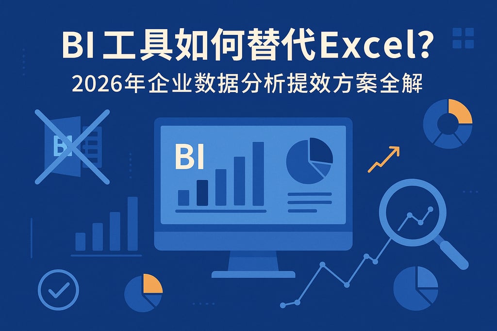 BI工具如何替代Excel？2026年企业数据分析提效方案全解