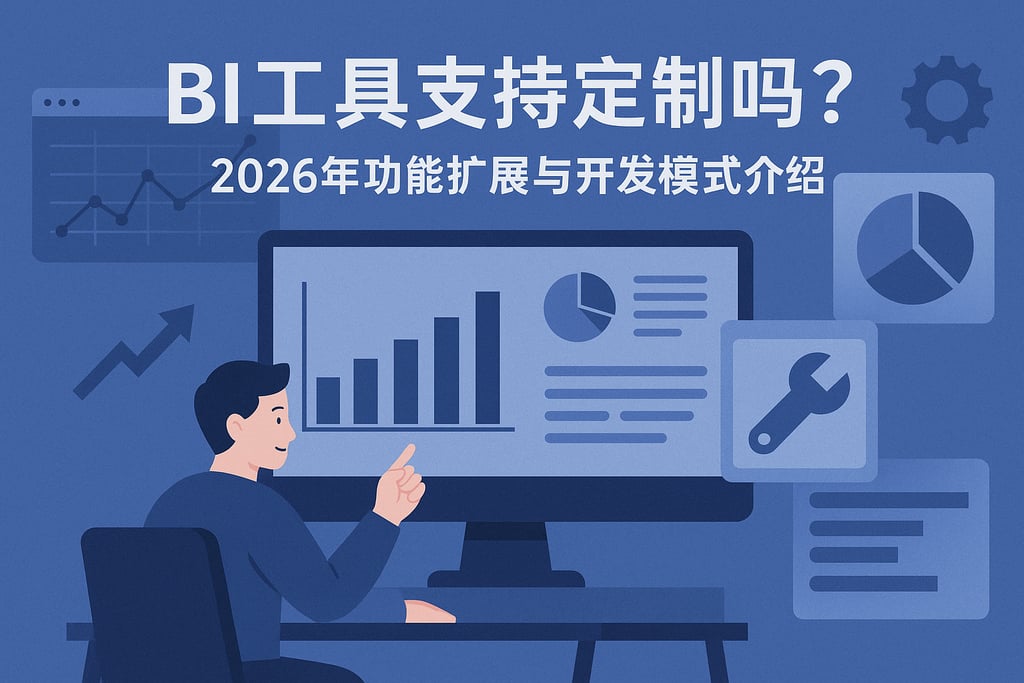 BI工具支持定制吗？2026年功能扩展与开发模式介绍
