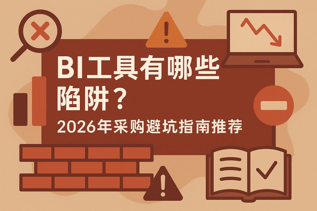 BI工具有哪些陷阱？2026年采购避坑指南推荐