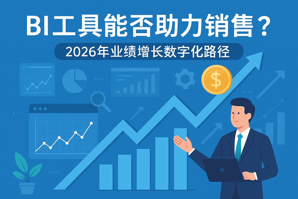 BI工具能否助力销售？2026年业绩增长数字化路径