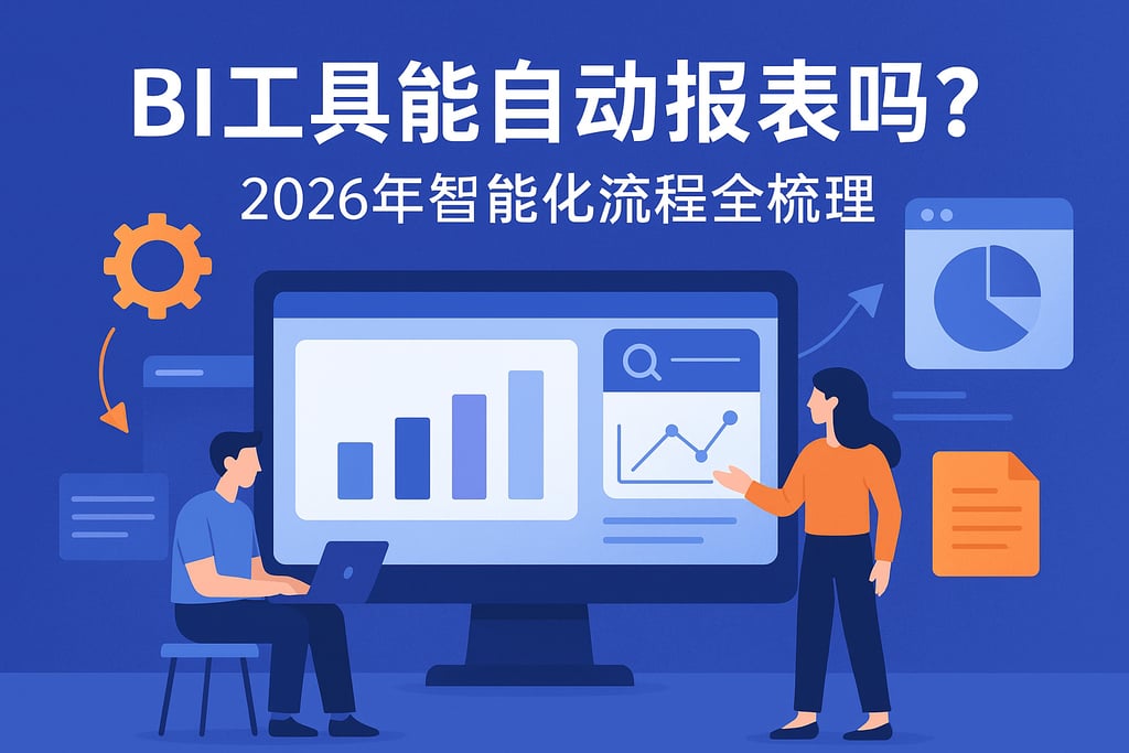BI工具能自动报表吗？2026年智能化流程全梳理