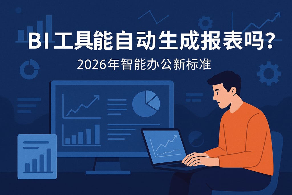 BI工具能自动生成报表吗？2026年智能办公新标准