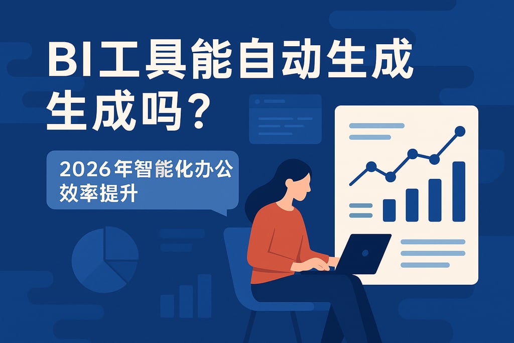 BI工具能自动生成报表吗？2026年智能化办公效率提升