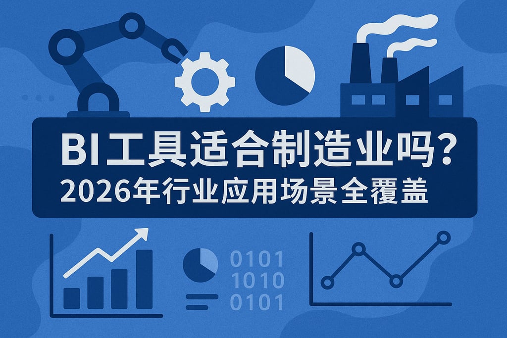 BI工具适合制造业吗？2026年行业应用场景全覆盖