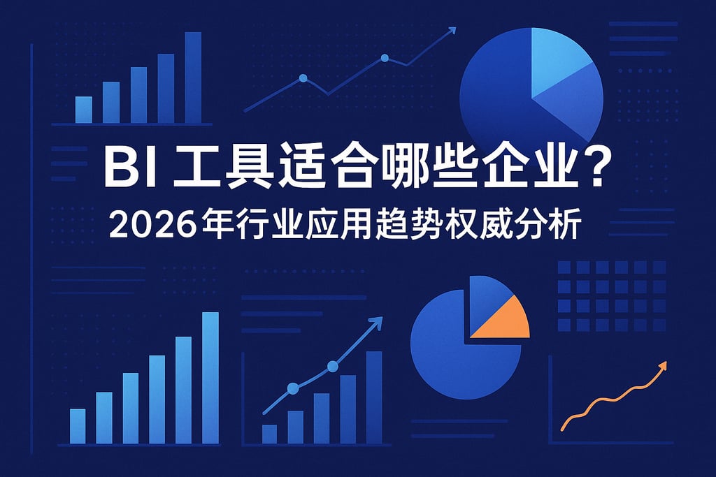 BI工具适合哪些企业？2026年行业应用趋势权威分析