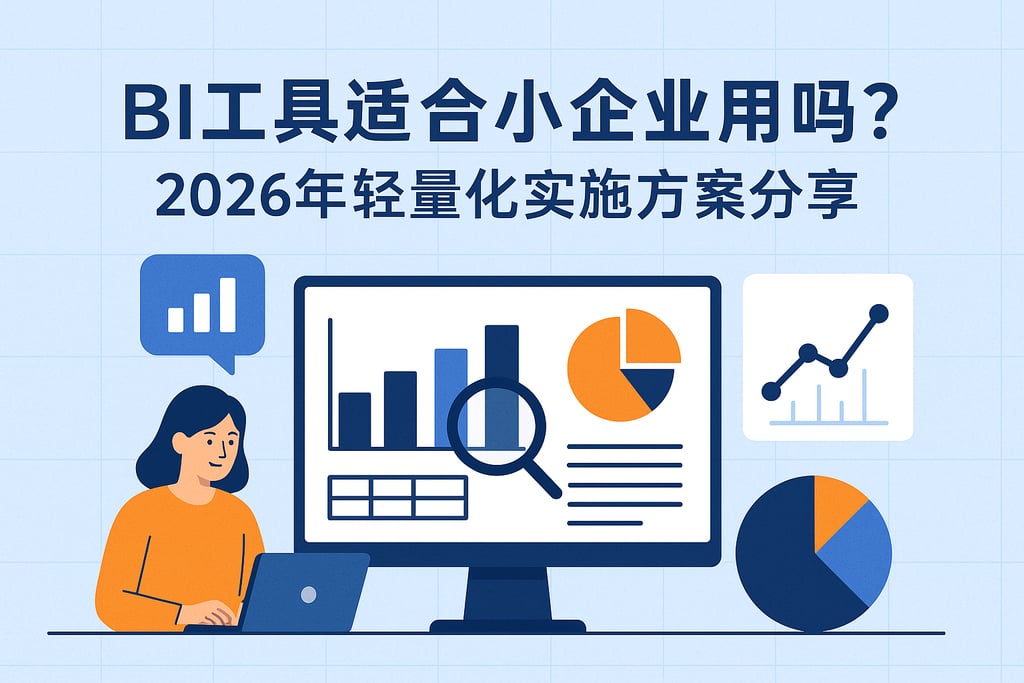 BI工具适合小企业用吗？2026年轻量化实施方案分享