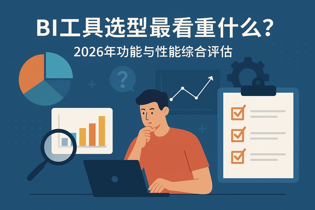 BI工具选型最看重什么？2026年功能与性能综合评估