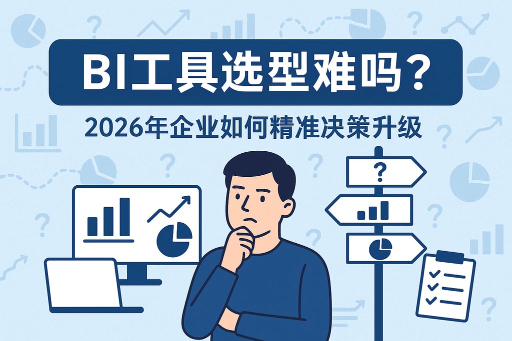 BI工具选型难吗？2026年企业如何精准决策升级