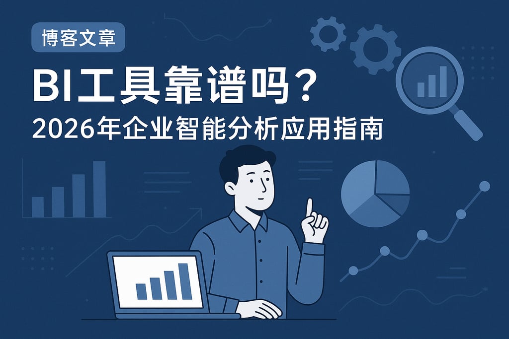 BI工具靠谱吗？2026年企业智能分析应用指南