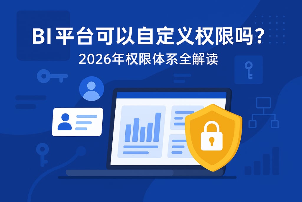 BI平台可以自定义权限吗？2026年权限体系全解读
