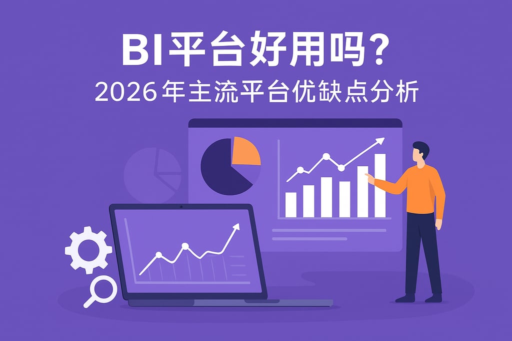 BI平台好用吗？2026年主流平台优缺点分析