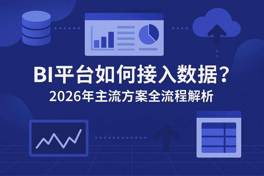 BI平台如何接入数据？2026年主流方案全流程解析