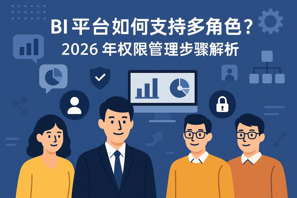 BI平台如何支持多角色？2026年权限管理步骤解析