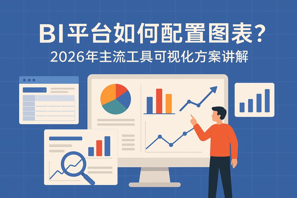 BI平台如何配置图表？2026年主流工具可视化方案讲解