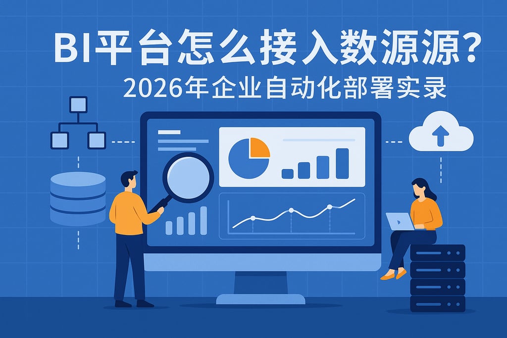 BI平台怎么接入数据源？2026年企业自动化部署实录