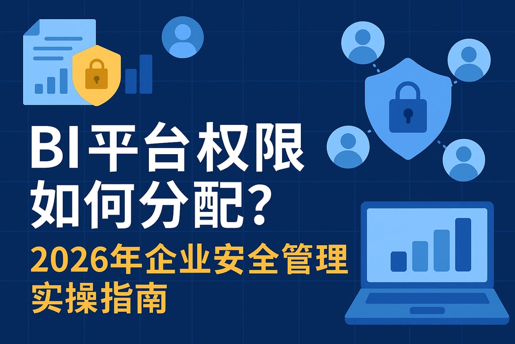 BI平台权限如何分配？2026年企业安全管理实操指南