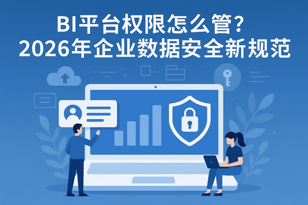 BI平台权限怎么管？2026年企业数据安全新规范
