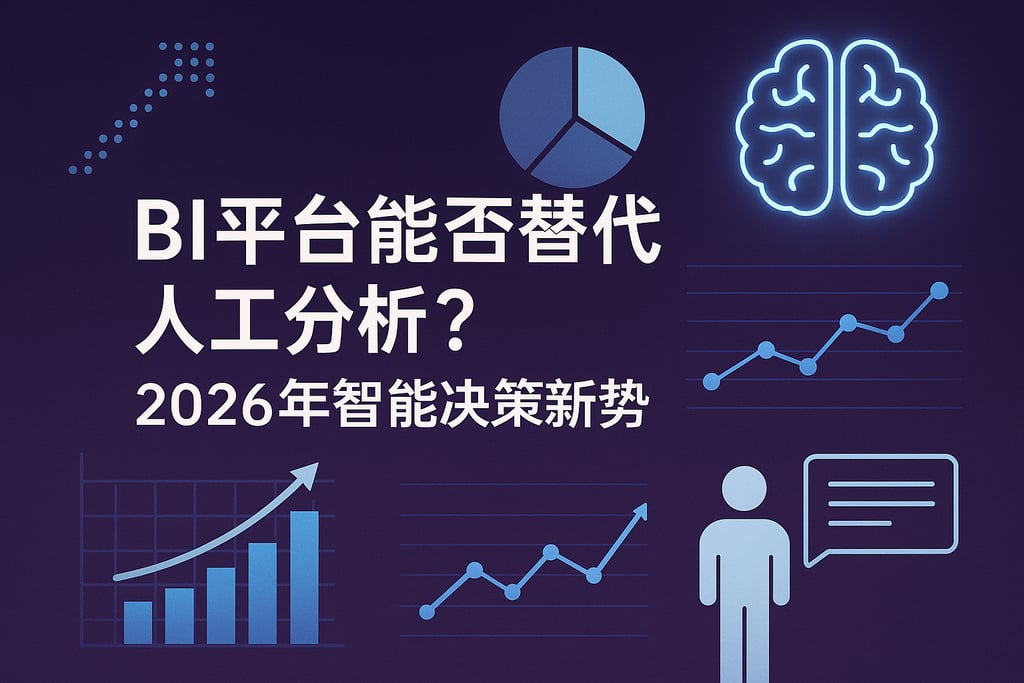BI平台能否替代人工分析？2026年智能决策新趋势