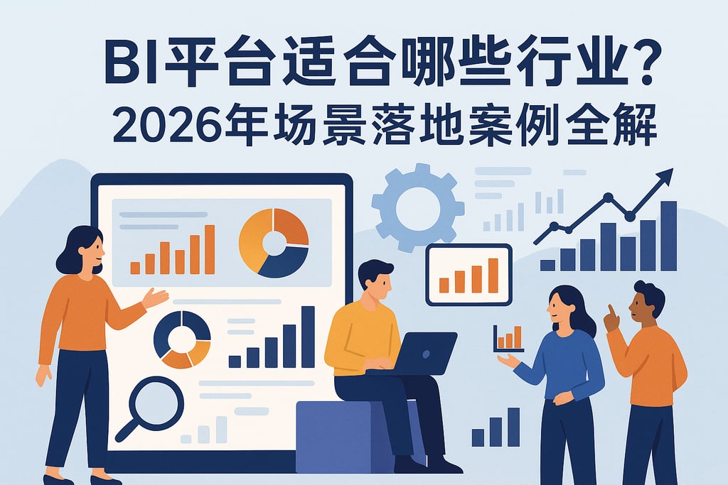 BI平台适合哪些行业？2026年场景落地案例全解