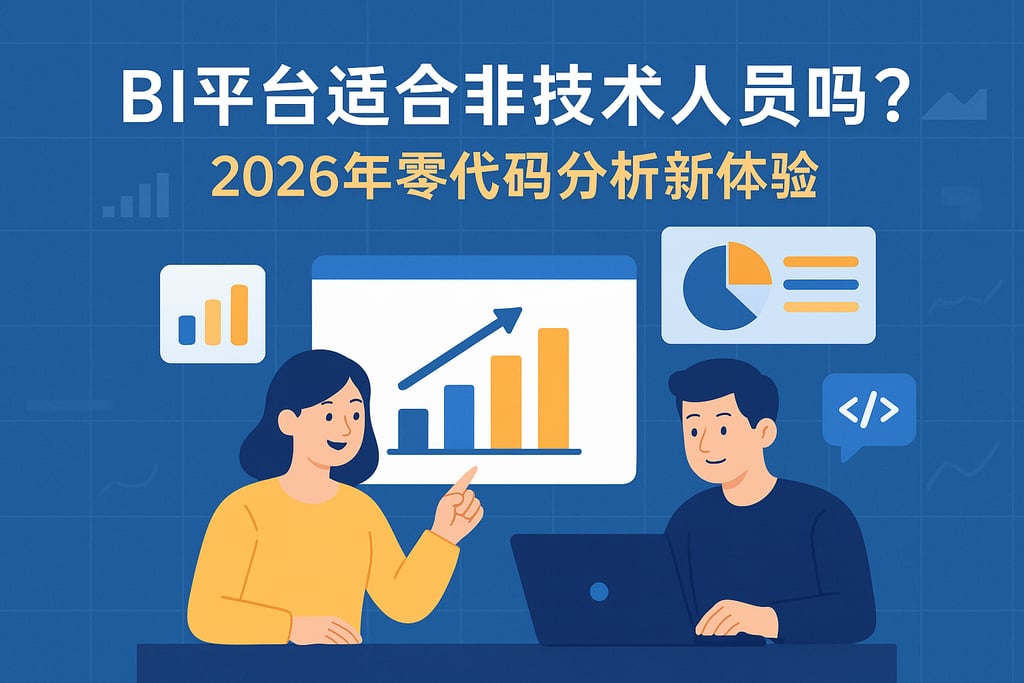 BI平台适合非技术人员吗？2026年零代码分析新体验