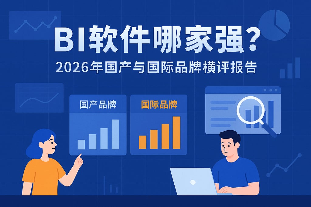 BI软件哪家强？2026年国产与国际品牌横评报告