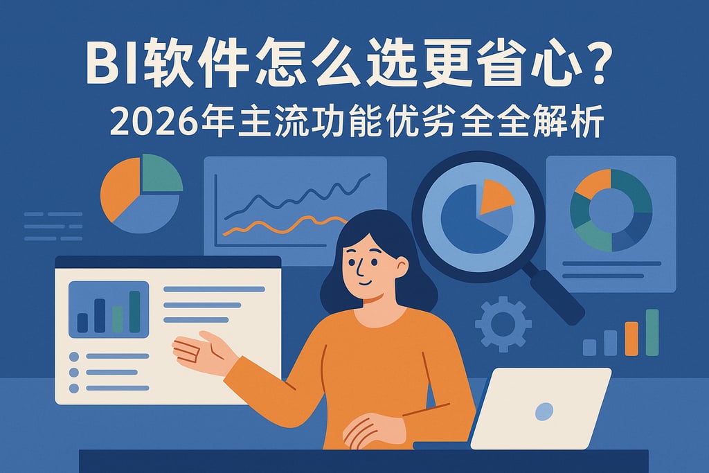 BI软件怎么选更省心？2026年主流功能优劣全解析