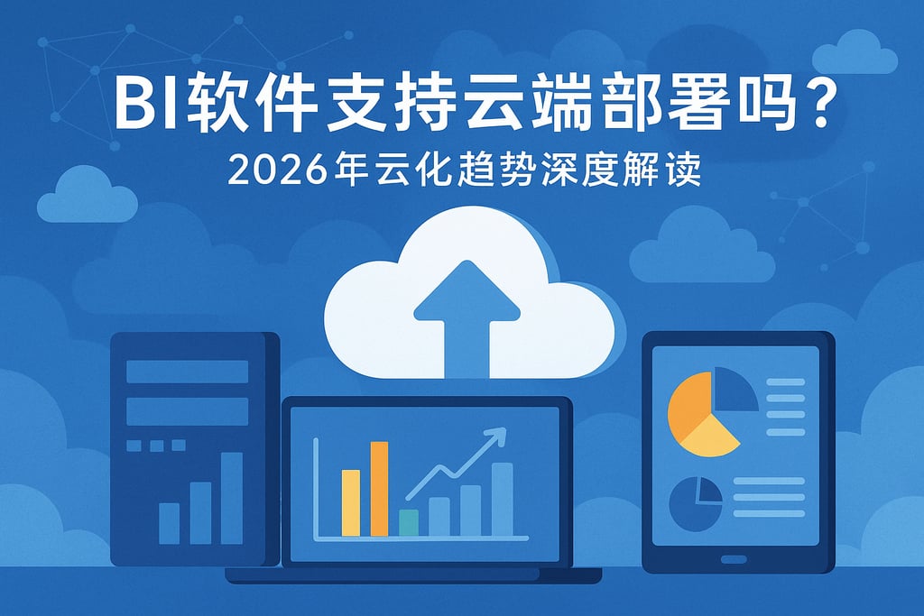 BI软件支持云端部署吗？2026年云化趋势深度解读