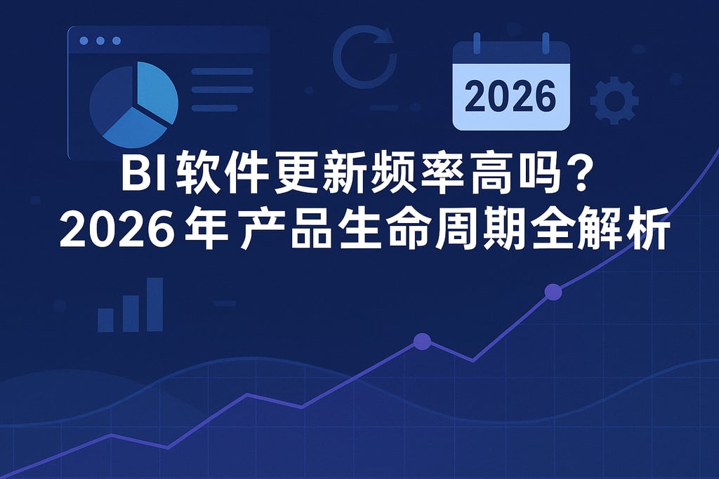 BI软件更新频率高吗？2026年产品生命周期全解析