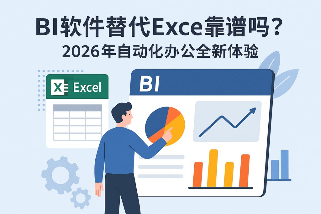 BI软件替代Excel靠谱吗？2026年自动化办公全新体验