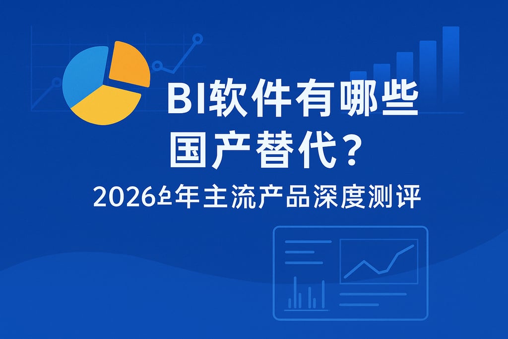 BI软件有哪些国产替代？2026年主流产品深度测评