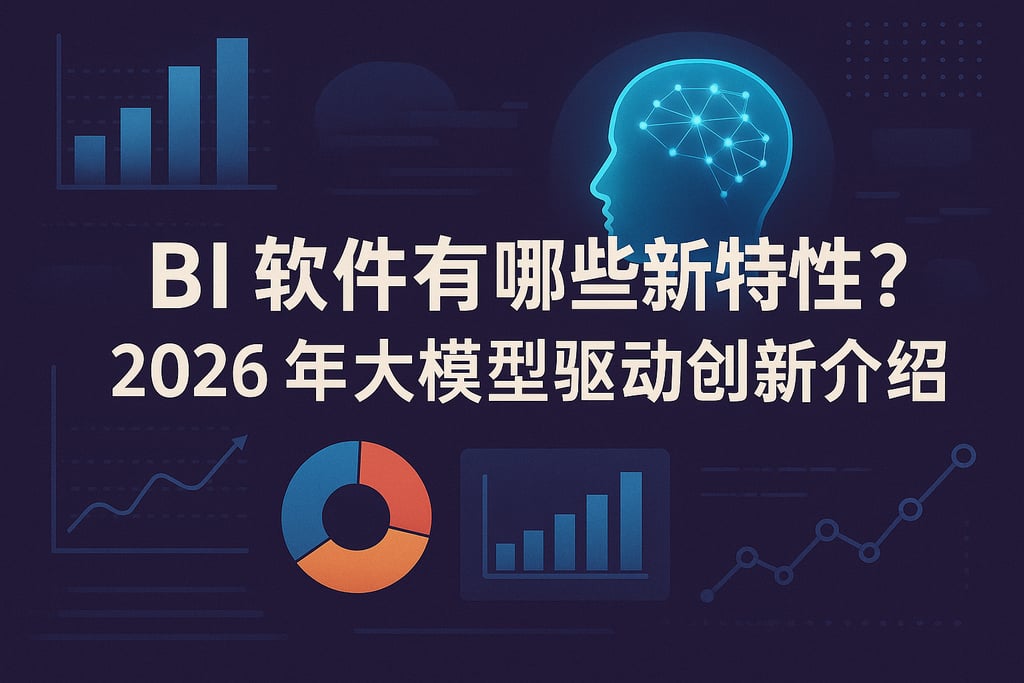 BI软件有哪些新特性？2026年大模型驱动创新介绍