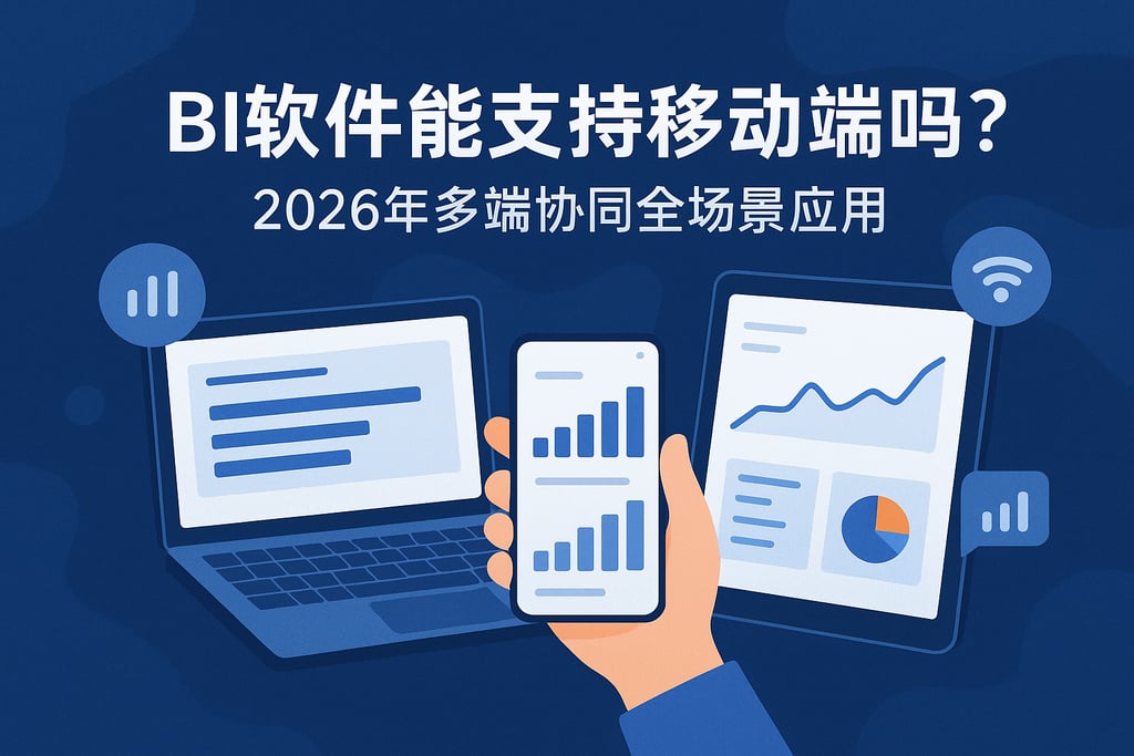 BI软件能支持移动端吗？2026年多端协同全场景应用