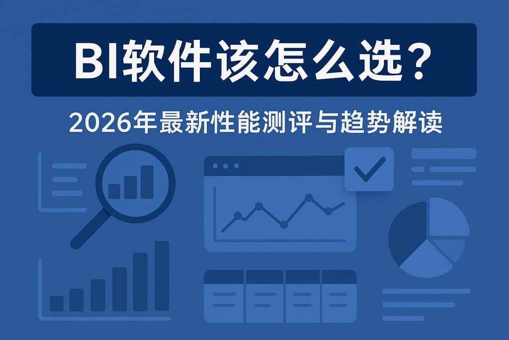 BI软件该怎么选？2026年最新性能测评与趋势解读