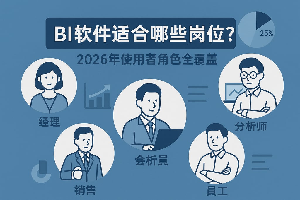 BI软件适合哪些岗位？2026年使用者角色全覆盖