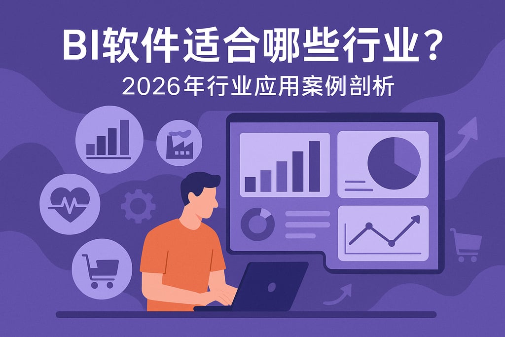 BI软件适合哪些行业？2026年行业应用案例剖析