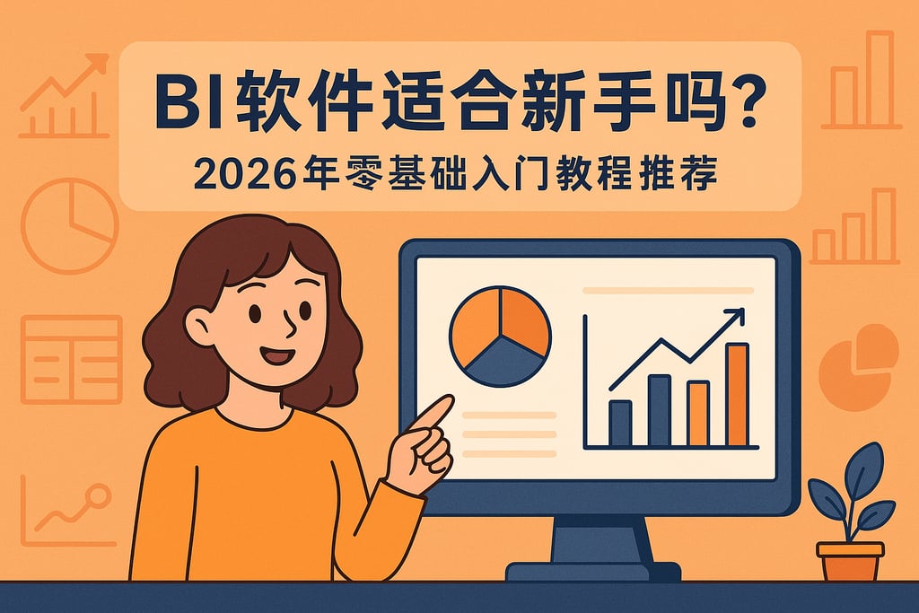BI软件适合新手吗？2026年零基础入门教程推荐