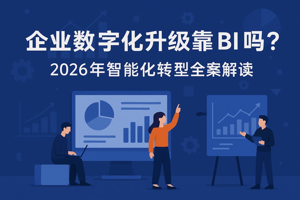 企业数字化升级靠BI吗？2026年智能化转型全案解读