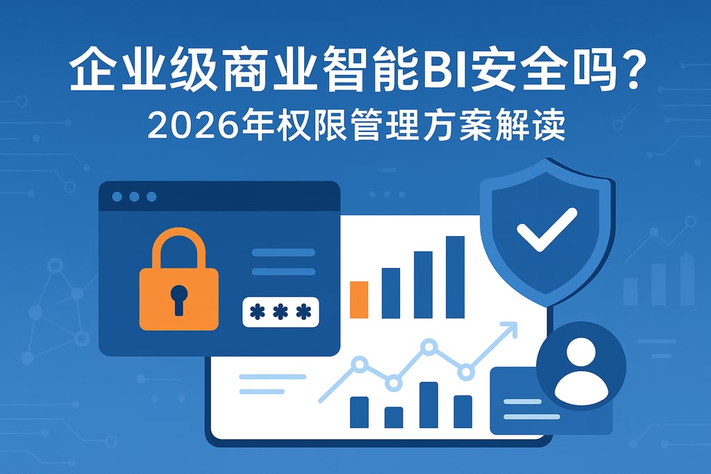 企业级商业智能BI安全吗？2026年权限管理方案解读