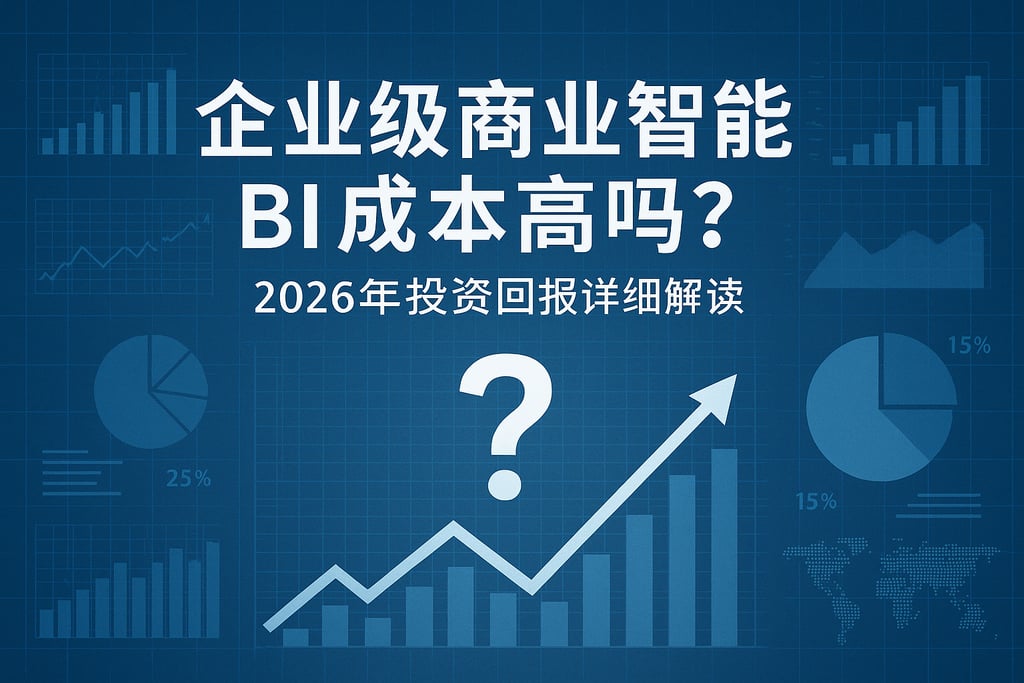 企业级商业智能BI成本高吗？2026年投资回报详细解读
