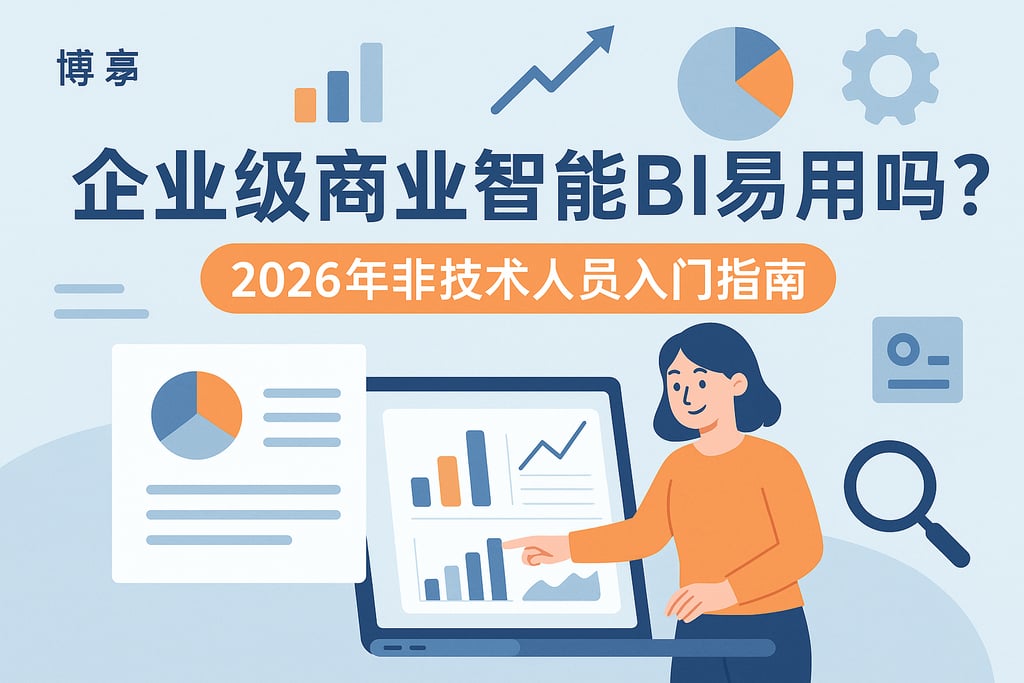 企业级商业智能BI易用吗？2026年非技术人员入门指南