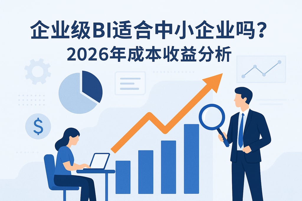 企业级商业智能BI适合中小企业吗？2026年成本收益分析