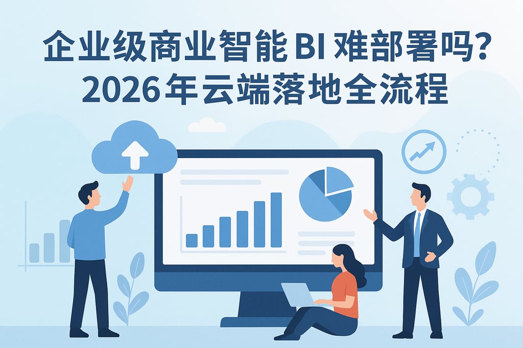 企业级商业智能BI难部署吗？2026年云端落地全流程