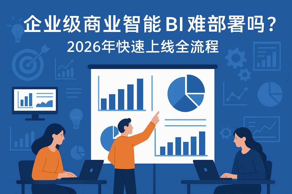 企业级商业智能BI难部署吗？2026年快速上线全流程