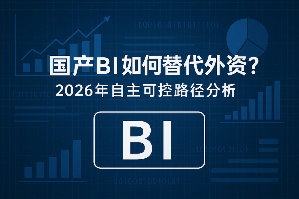 国产BI如何替代外资？2026年自主可控路径分析