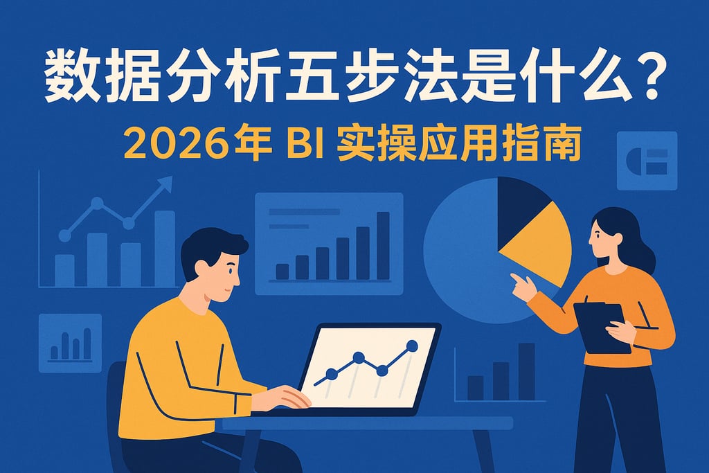 数据分析五步法是什么？2026年BI实操应用指南