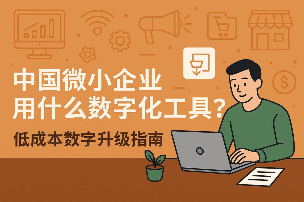 中国微小企业用什么数字化工具？低成本数字升级指南