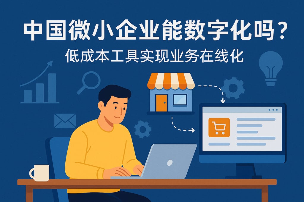 中国微小企业能数字化吗？低成本工具实现业务在线化