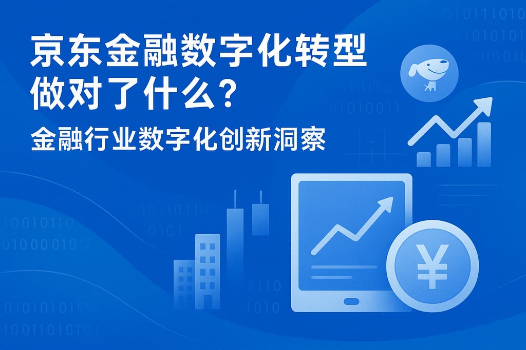 京东金融数字化转型做对了什么？金融行业数字化创新洞察