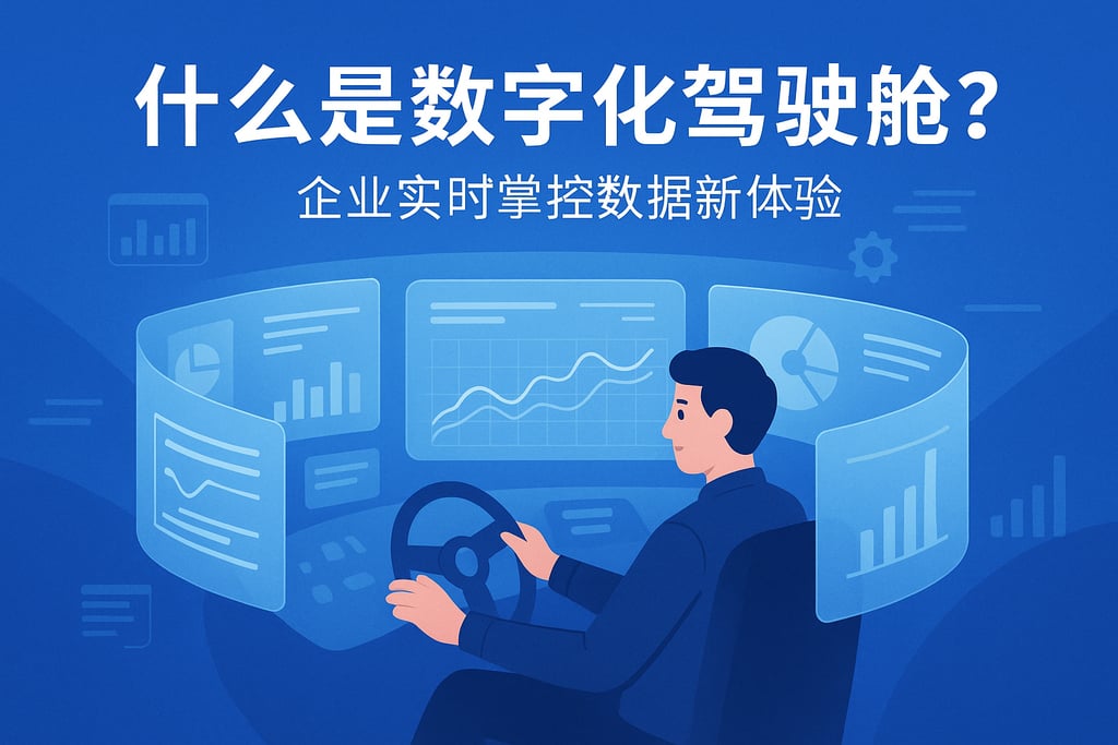 什么是数字化驾驶舱？企业实时掌控数据新体验