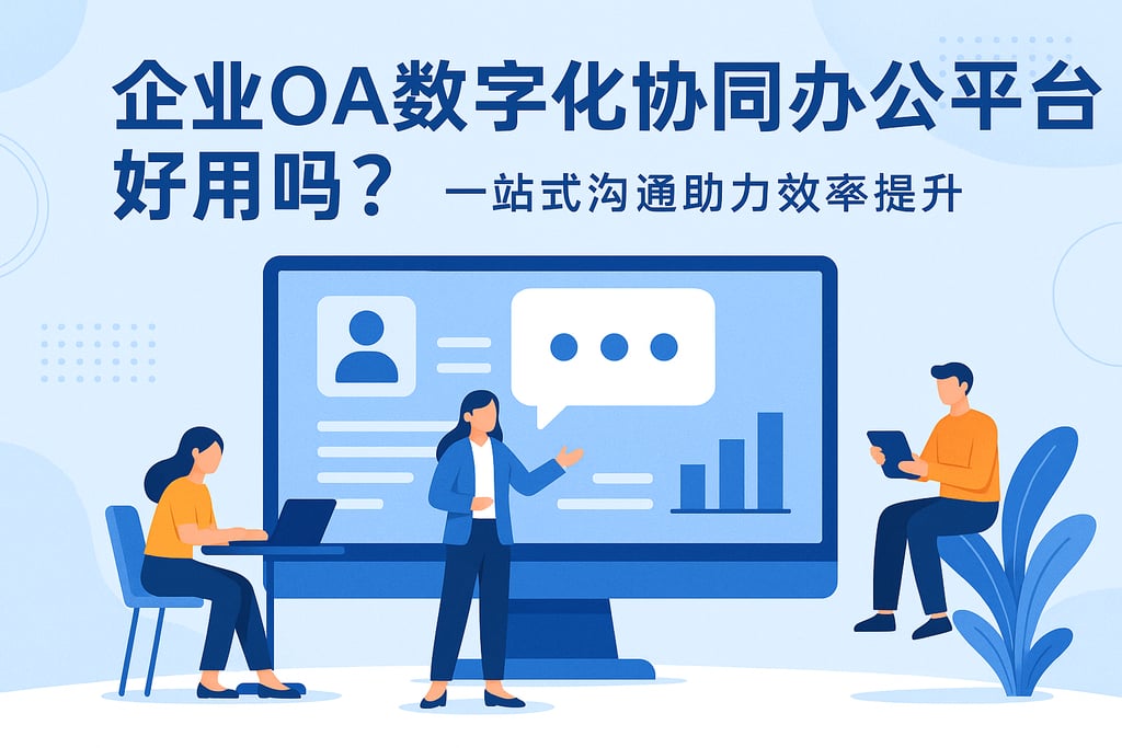 企业OA数字化协同办公平台好用吗？一站式沟通助力效率提升